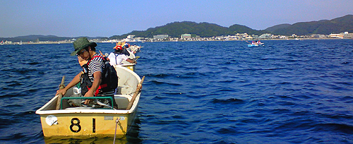 葉山のボート釣り