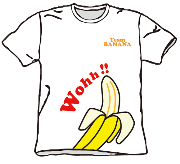 バナナ団　Ｔシャツ