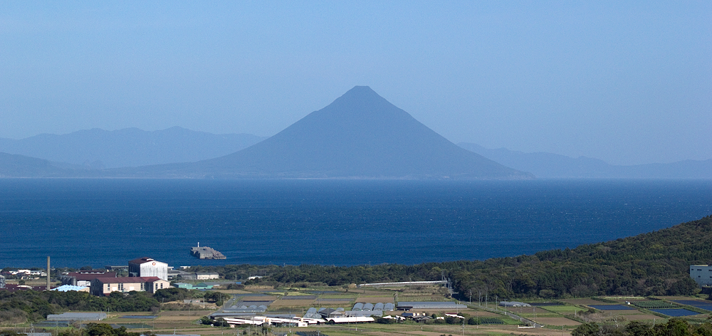 坊津からみた薩摩富士