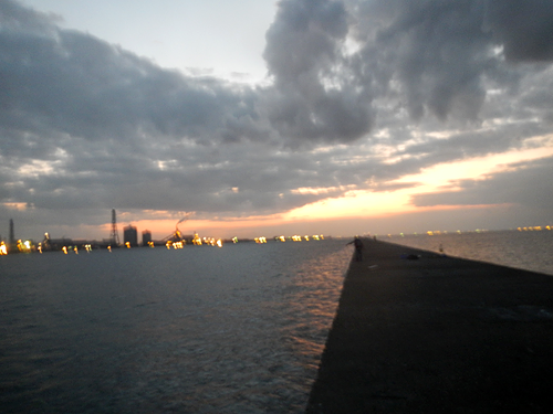 木更津の夕景