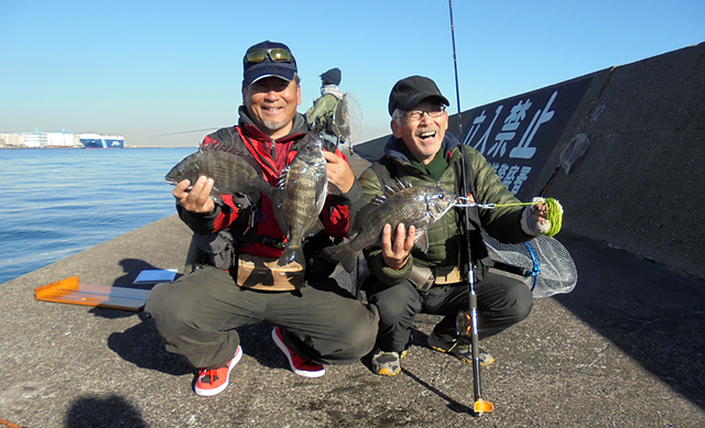 2我らが郡さん！堂々2枚の釣果で、２位!