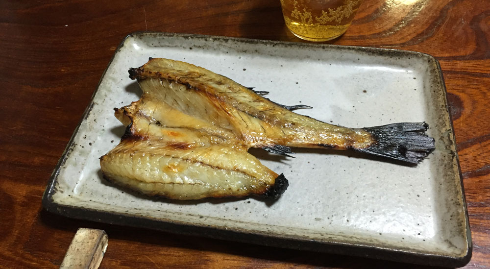 イシモチの焼き