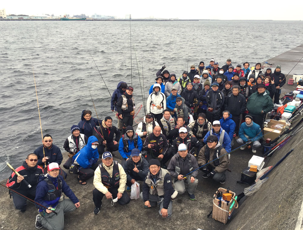 春爛漫！ヘチ釣り懇親会。