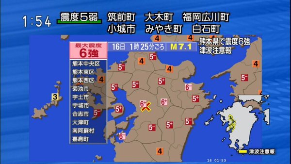 安心してください。鹿児島は地震ないですよ！